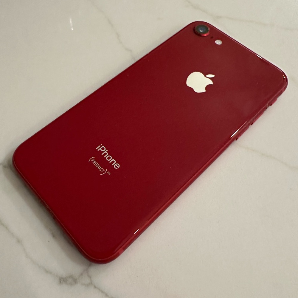 Apple iPhone in Vibrant Red